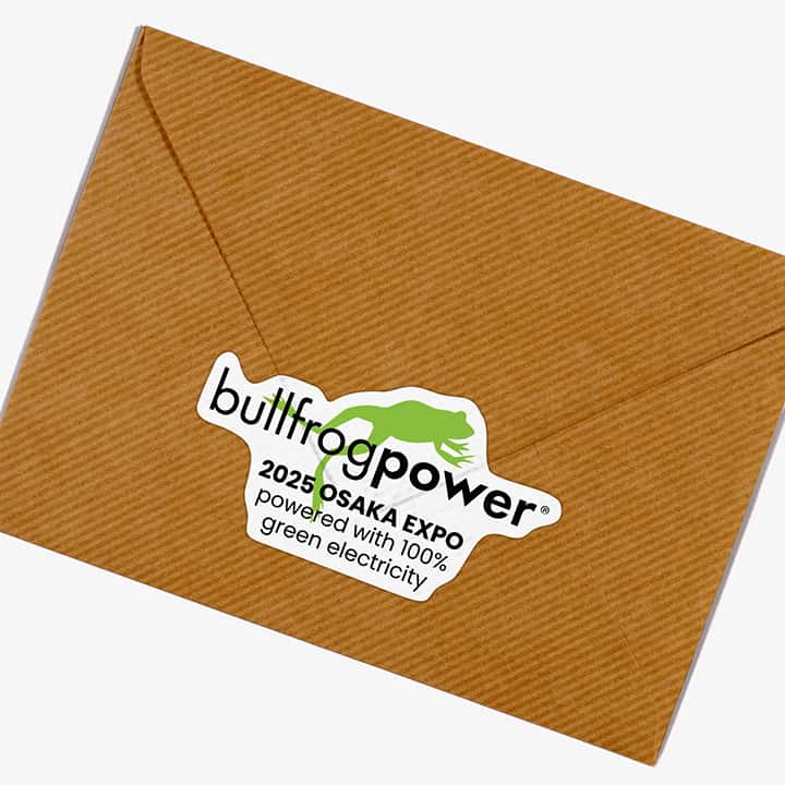 1000 Custom Paper Roll Labels 3" x 3"