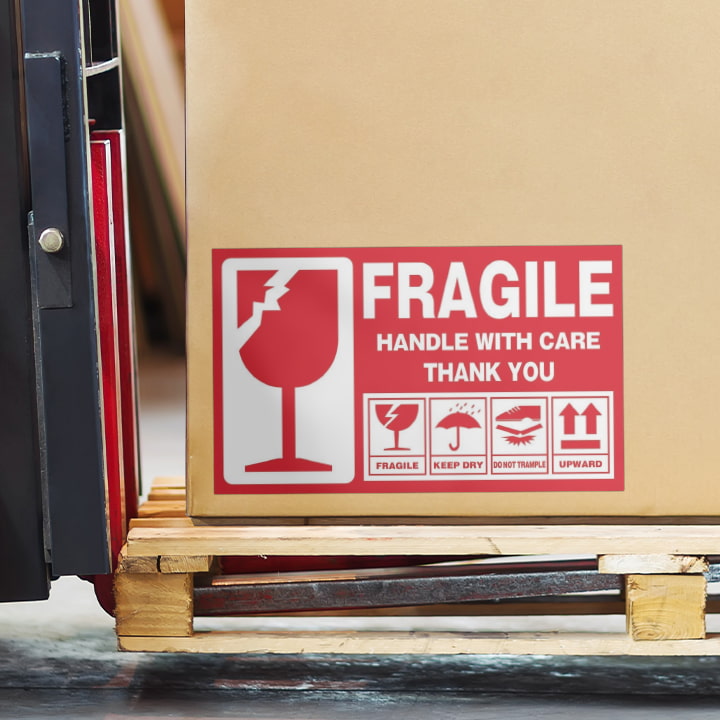 1000 Custom Paper Roll Labels 3" x 3"